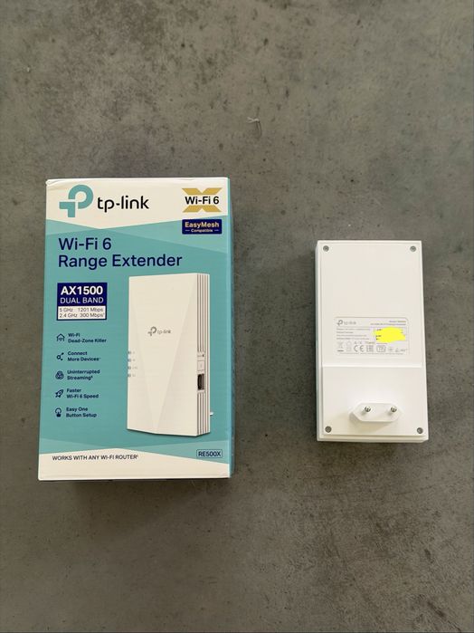 Dwie sztuki Repeater wi-fi TP-Link RE500X LAN