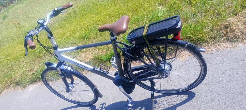 Rower holenderski elektryczny gazelle Orange comfort impulse hybrid  męski zadbany egzemplarz 400wh Nexus Magura LED