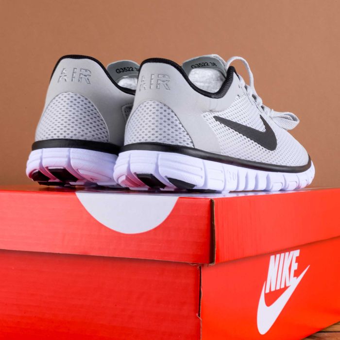 (1828-1778) Легкі Кросівки Nike Free 3.0 сірі (з 36 по 46) найк найки