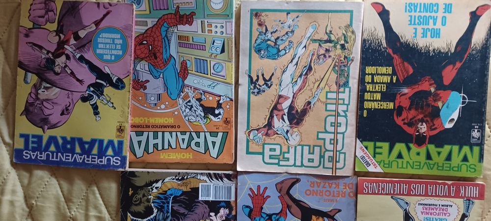 Banda Desenhada Comics Homem-aranha /Capitão América / X-Men / Conan /