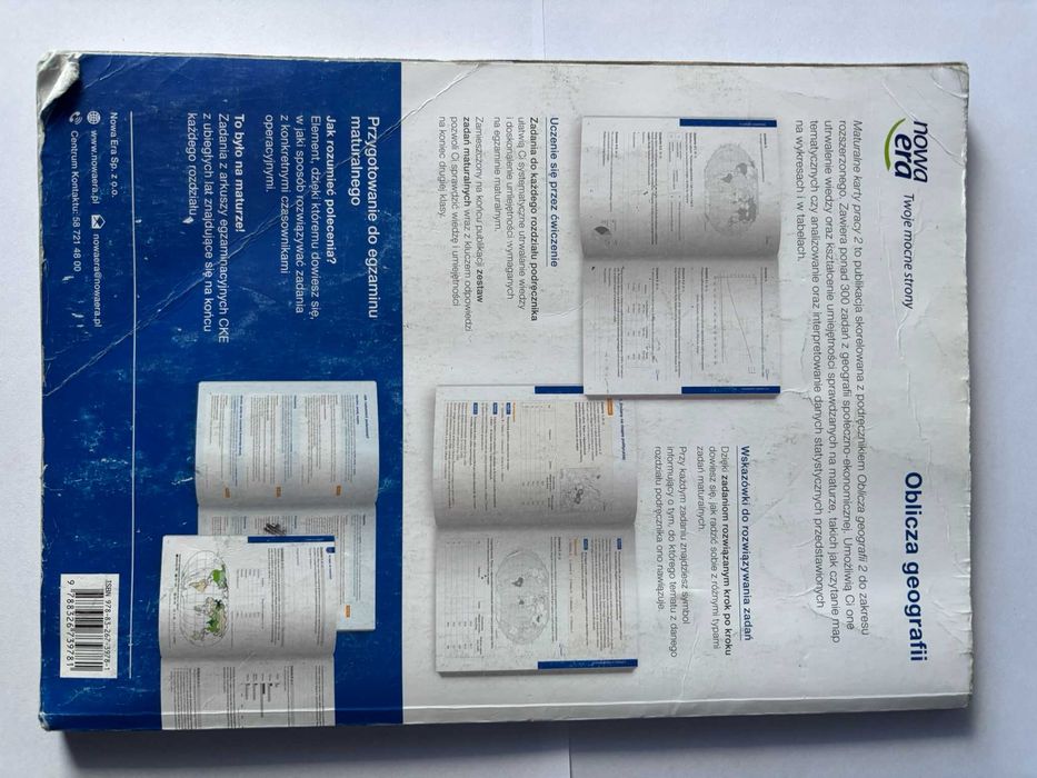 Maturalne karty pracy Oblicza geografii 2 zakres rozszerzony Nowa era