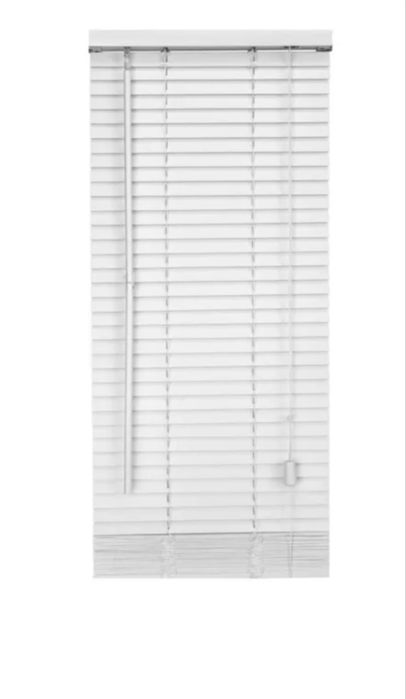 Nowa żaluzja drewniana 80x 150 cm biała 27 mm Inspire