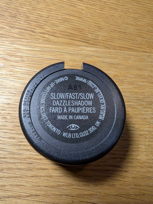 Cień do powiek - Mac Eye Shadow, Slow/Fast/Slow