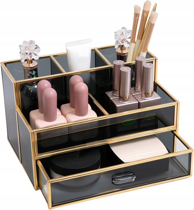 Organizer do makijażu z szufladami, organizer kosmetyczny