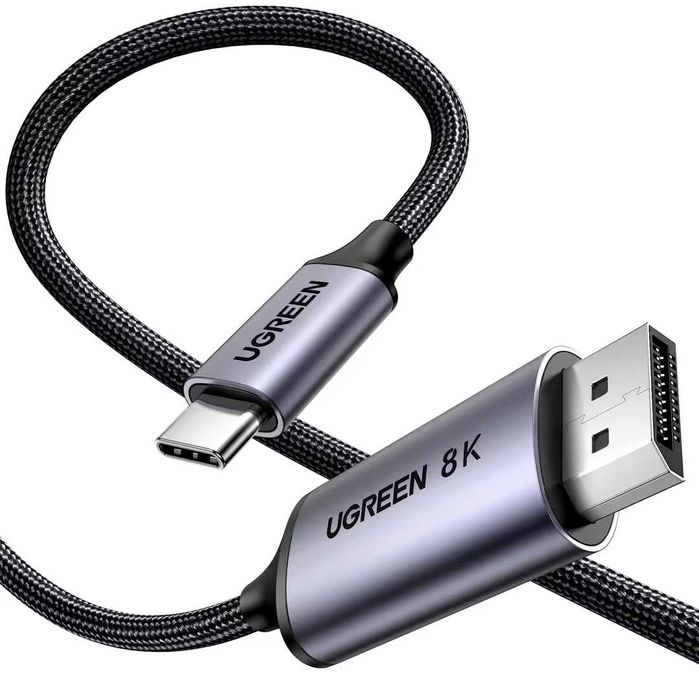 UGREEN – kabel USB-C do DisplayPort 1.4, 8K Ultra HD - 2 metry