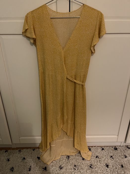 Vestido envelope amarelo