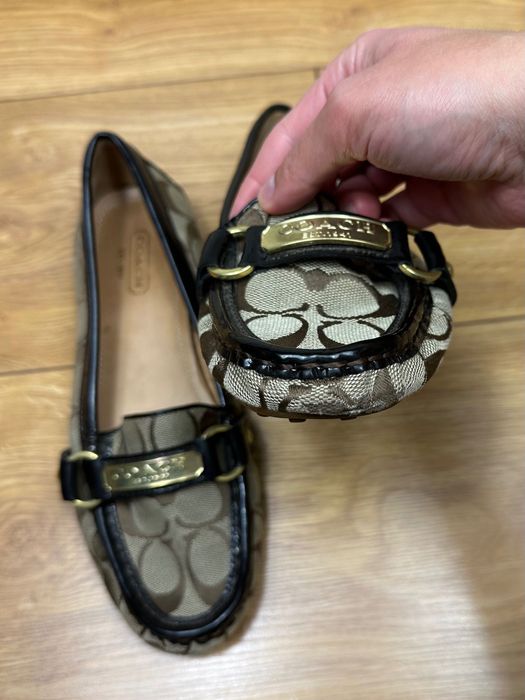 Damskie mokasyny Coach Felisha monogram