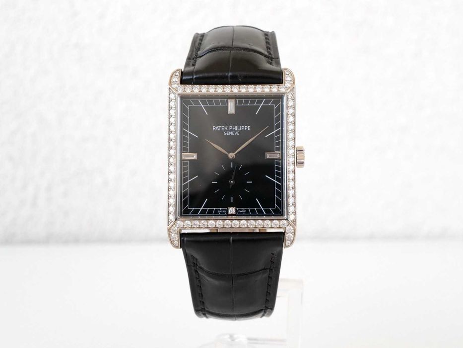 Patek Philippe Gondolo 18K White Gold Diamond Bezel Dial