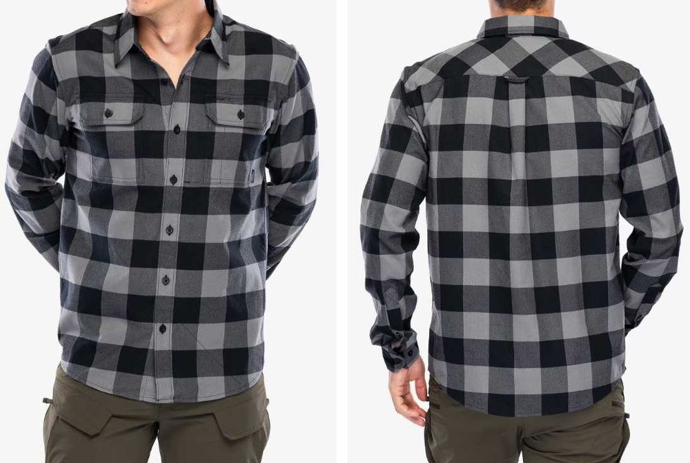 ‼️Рубашка Helikon Tex Greyman Shirt клітинка клетка міцна щільна‼️