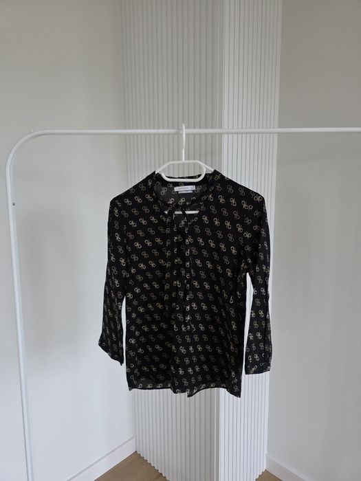Bluzka czarna we wzory Reserved S 36