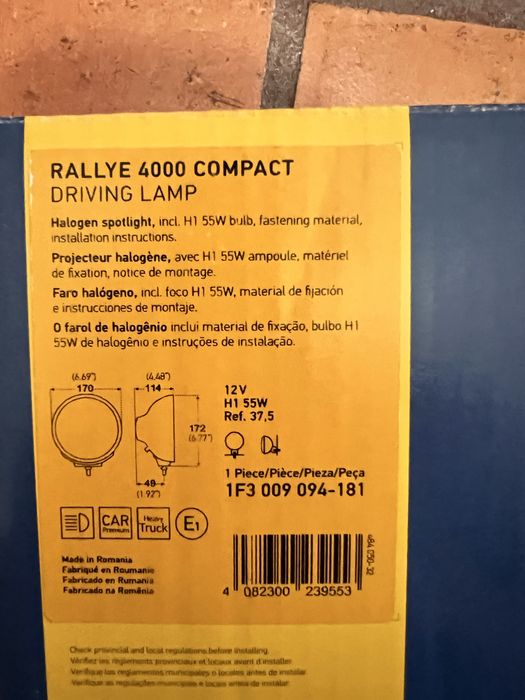 2 uns Farois HELLA 4000 compact