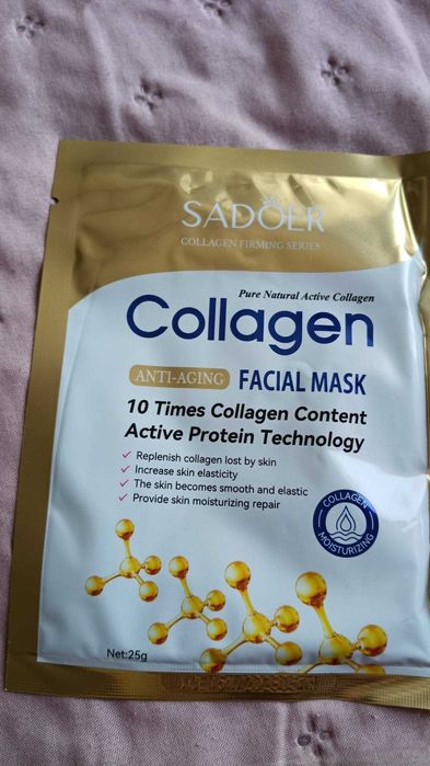 Maska colagen w płacie