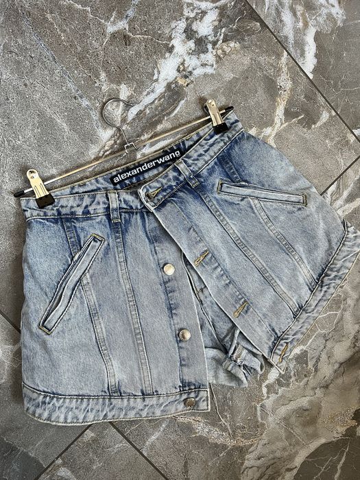 Джинсова спідниця шорти Alexander Wang