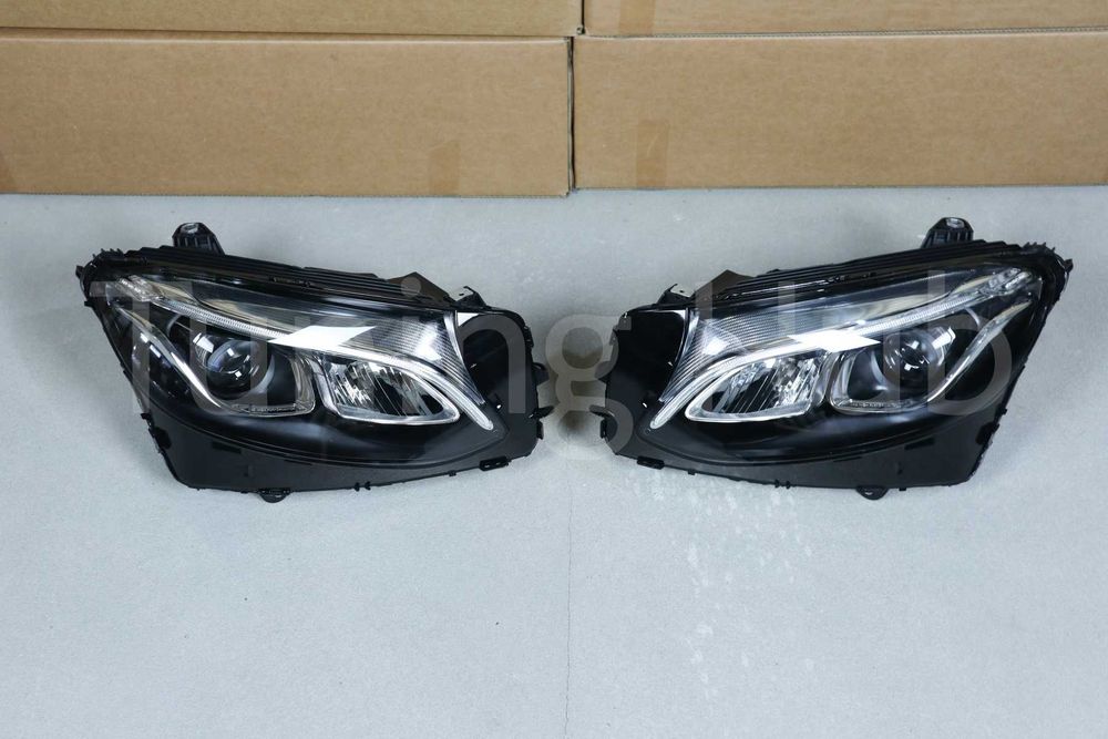 Передня оптика (Фари) для Mercedes-Benz GLC-Class X253 Coupe C253 (2015-2019) LED (без блоків)
