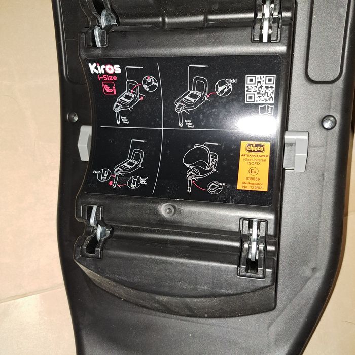 Auto Chicco Kiros Evo i-Size Black Fast-in c/base – isofix