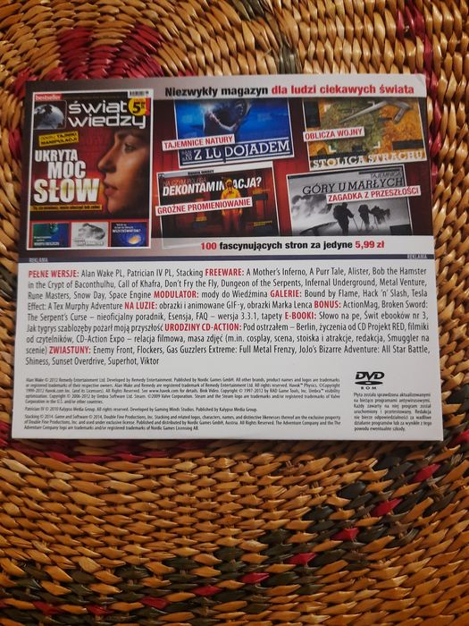 Gry CD Action - Alan Wake , Patrician IV, Stacking