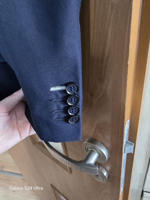 Garnitur granatowy męski