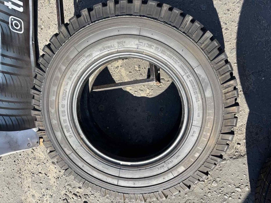 Шина нова  1 штука 7.50 R16 C Michelin всесезон