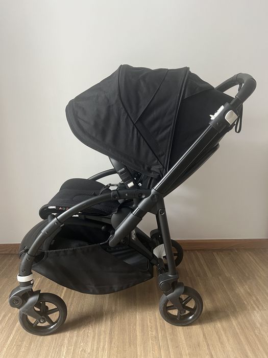 Wózek spacerowy czarny Bugaboo Bee 6 NOWA tapicerka Butterfly Fox