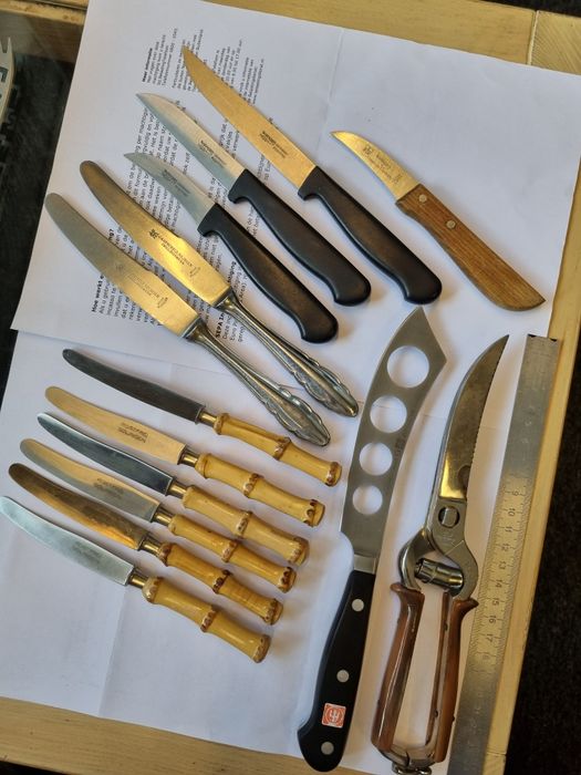 Ножи Solingen Германия. Бамбук.