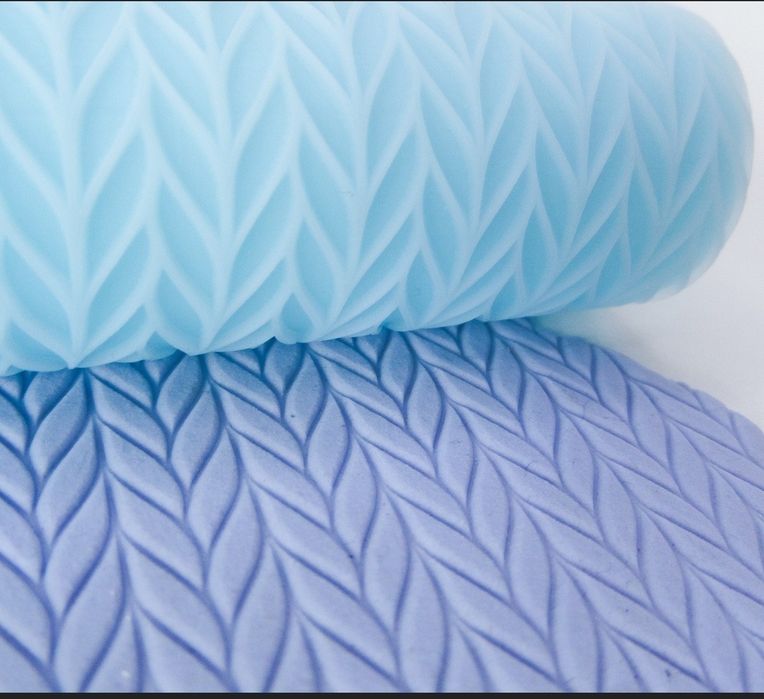 Rolos textura brincos Fimo , cerâmica plastica