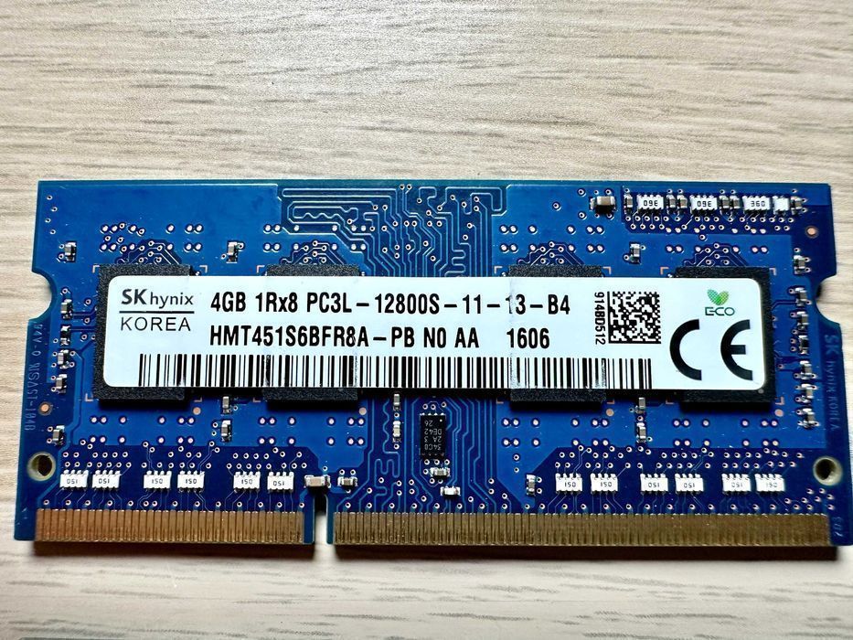 RAM SK Hynix 8GB 2x4GB DDR3 / DDR3L PC3L 12800S – sprawna / testowana