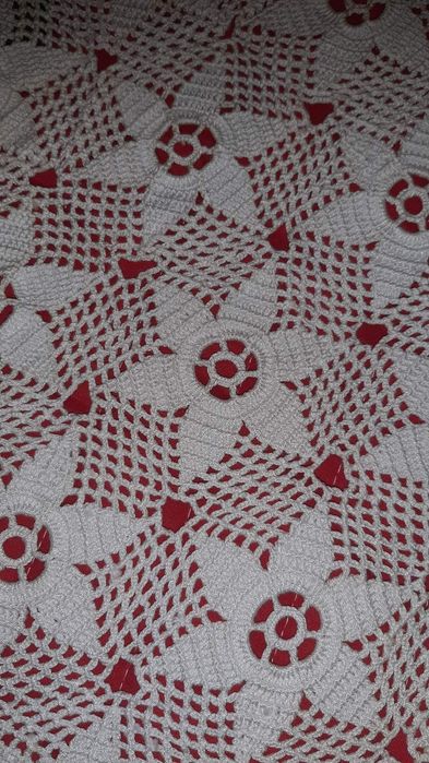 Toalha em renda artesanal
