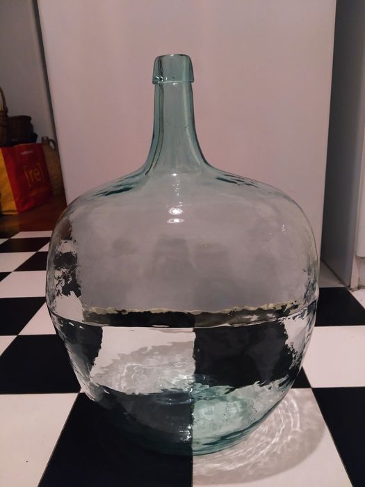 Garrafão Antigo Vidro TURQUESA 20L