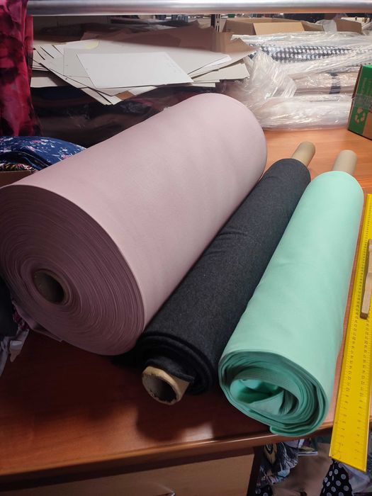 Bawełniany ściągacz w rękawie prążek 10m