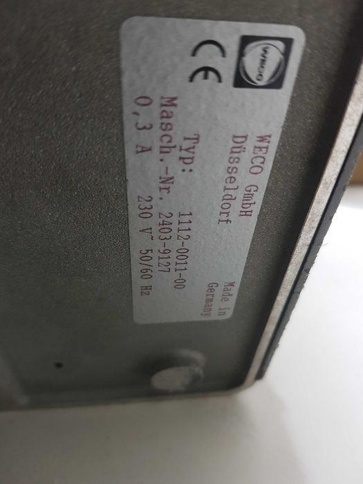 Weco CAD III Blocker optyczny szlifierka AD 2000 i Weco Trace Tracer
