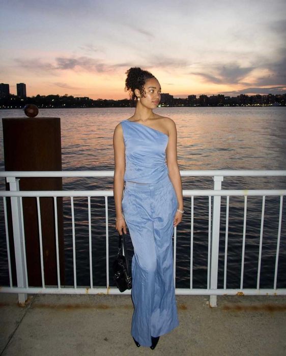 Костюм  zara S-M штаны брюки топ жатый