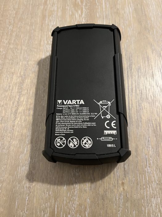 Power bank varta anti choque