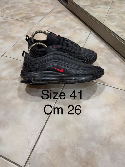 Nike Air Max 97 All-Over Print Black Red