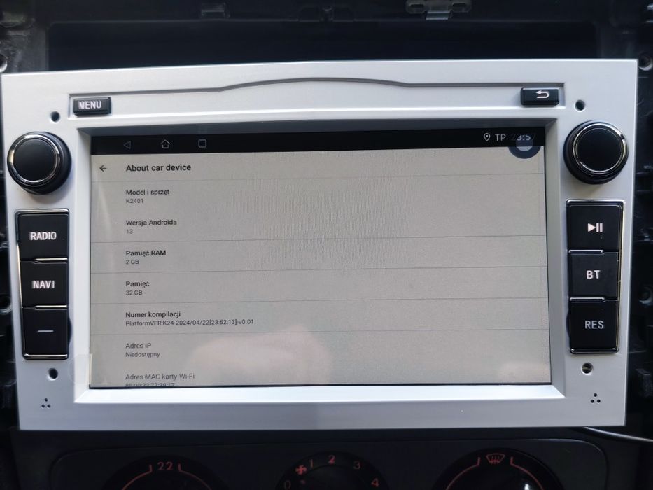 Carplay dla OPEL  Android 13 System multimedialny  2 DIN dla Opel  2G+32G can bus