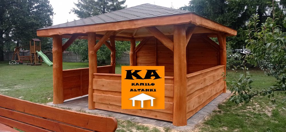 Altanka z bala Altana Altanki Altany Ogrodowa