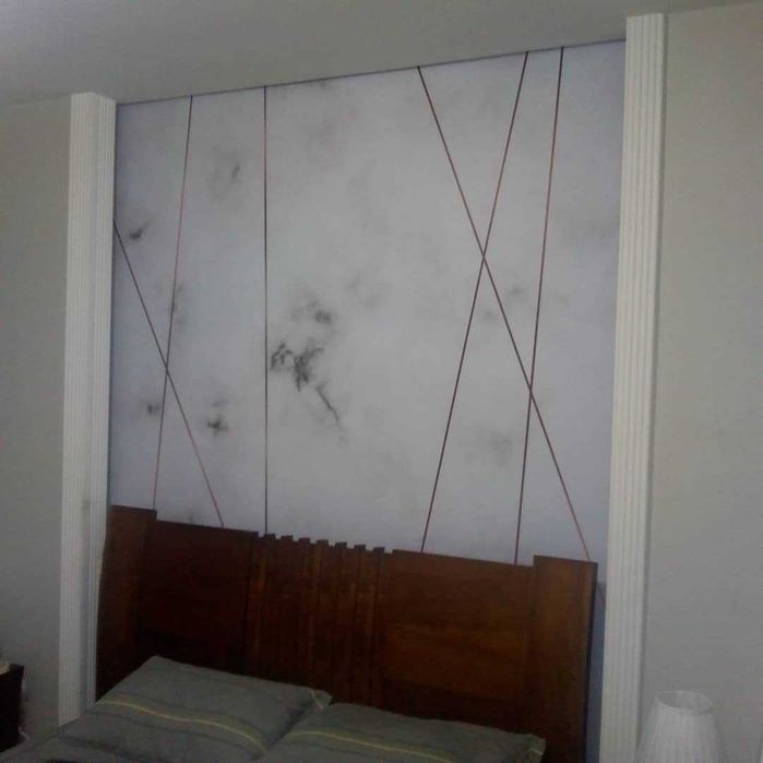 Aplicação de papel de parede