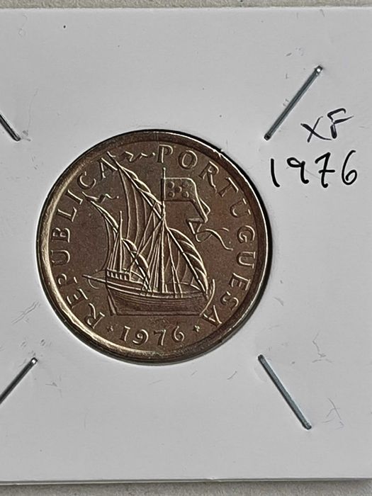 Lote de moedas de 5$ Portuguesas de 1976 a 1986 (excepto  78) a 6€