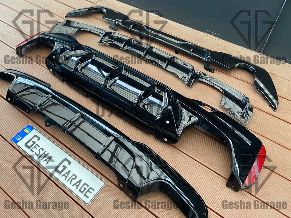 Тюнінг накладка на задній бампер БМВ BMW f90g11g12g01g02f30G20f32f33