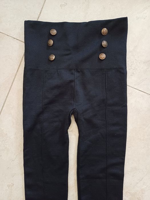 Getry leginsy czarne ocieplane roz.S  NOWE