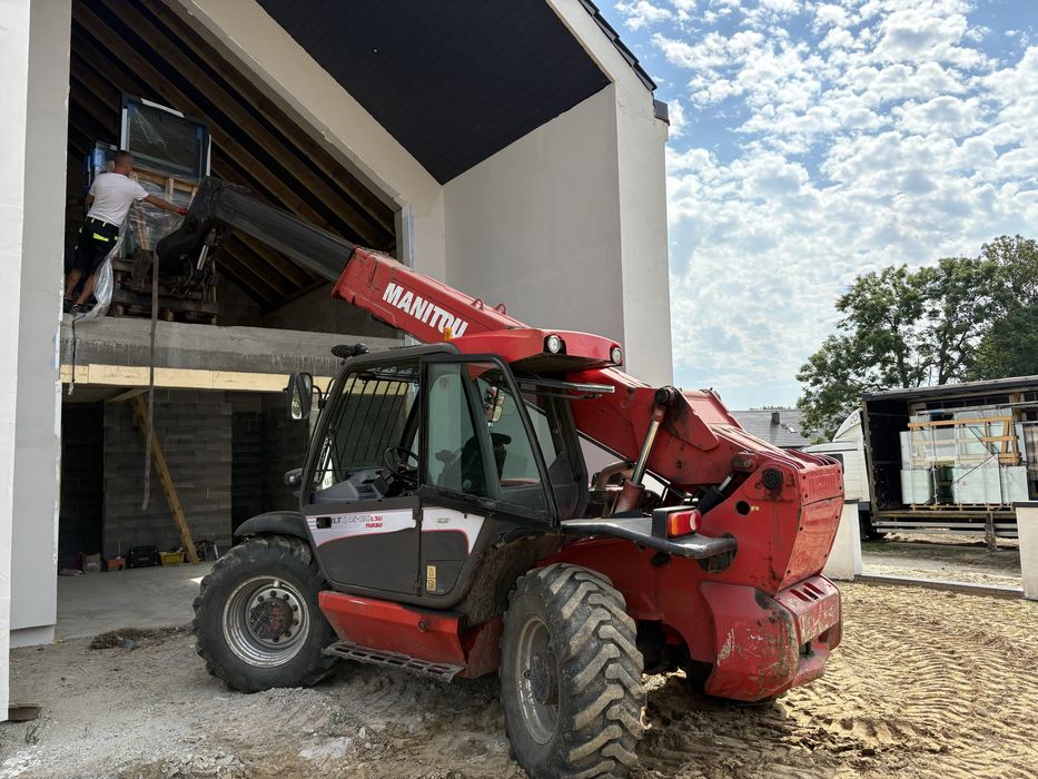 Usługi ładowarką teleskopową Manitou MLT 845 – wynajem z operatorem