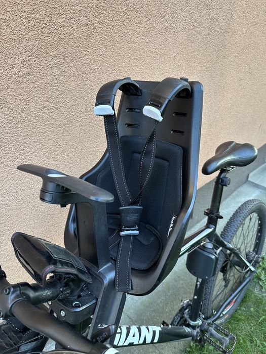 Bobike Mini Exclusive Plus Krzesełko rowerowe Fotelik BOBIKE czarne