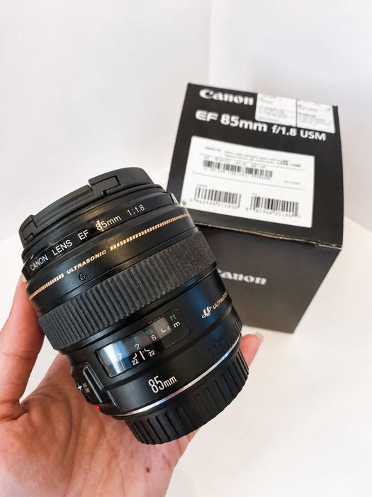 Canon EF 85mm f/1.8 USM | pudełko |  stan idealny