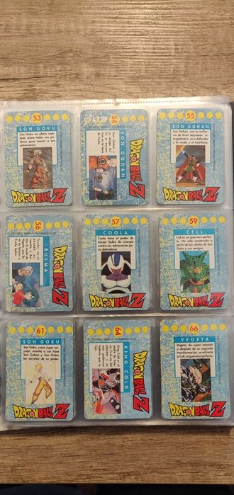 Cartas dragon ball Z serie 1 - azul