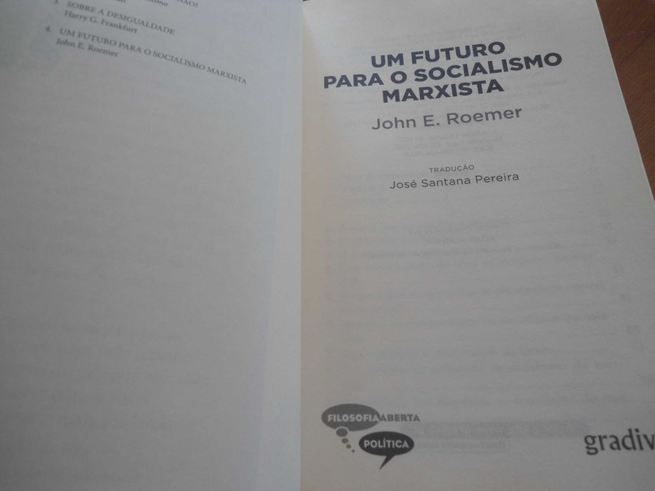 Um Futuro para o socialismo marxista por John E. Roemer