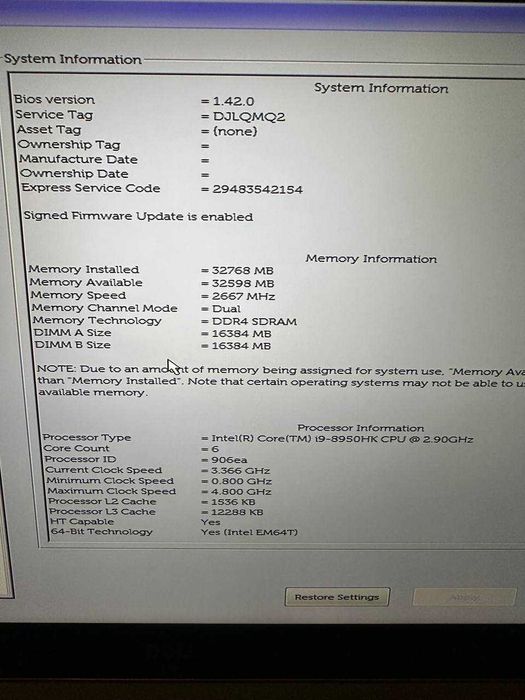 Ноутбук Dell Precision 5530 - Core i9-4,8GHz, 32GB RAM, 256GB SSD, NVidia Quadro P2000, 4K TouchScreen