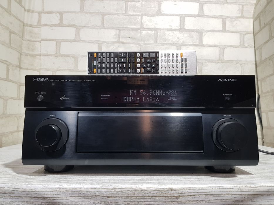 9.2 AV ресивер YAMAHA RX-A 2020,*9x220 Вт, 4К, HDMI, USB, ARC, 3D. б/у