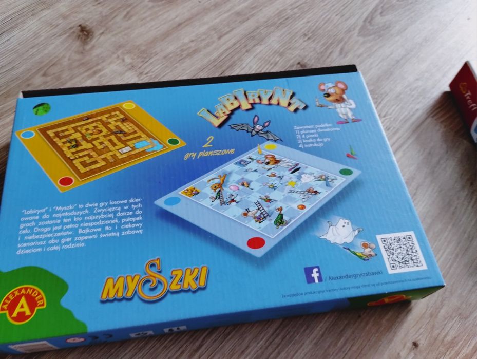Gra planszowa labirynt i myszki