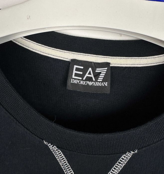 Bluza męska EMPORIO ARMANI EA7 czarna crewneck r. L