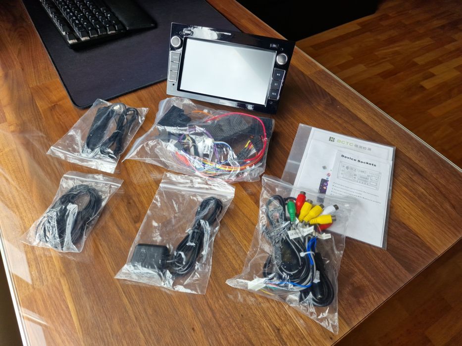 Radio Android Opel Astra H Preto 8GB | 128GB  + Câmera AHD