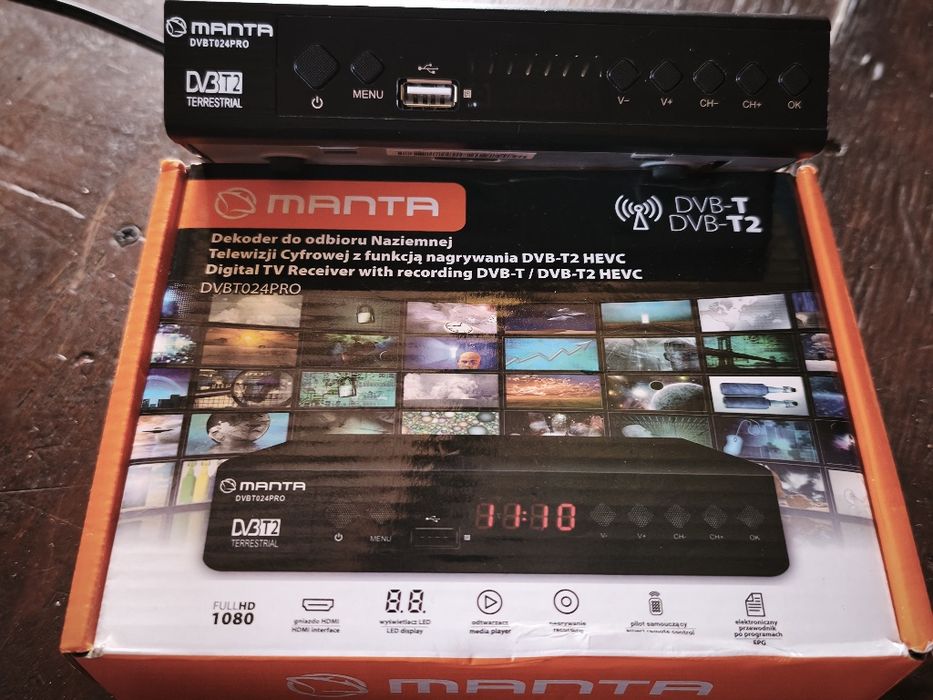 Dekoder tv Manta DVB-T DVB-T2